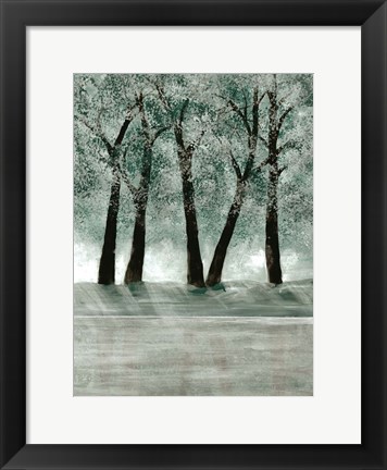 Framed Green Forest 3 Print