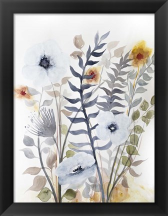 Framed Floral Embrace 2 Print