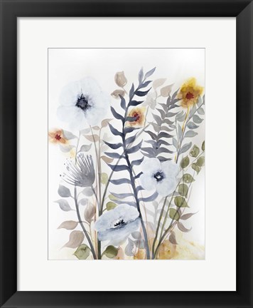 Framed Floral Embrace 2 Print