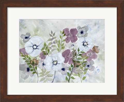 Framed Floral Gossip 1 Print