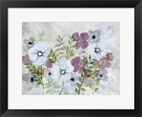 Framed Floral Gossip 1 Print