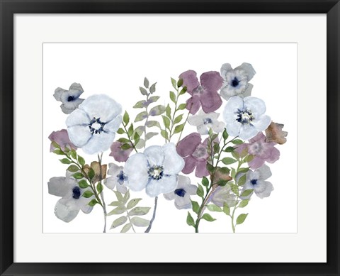 Framed Floral Gossip 3 Print