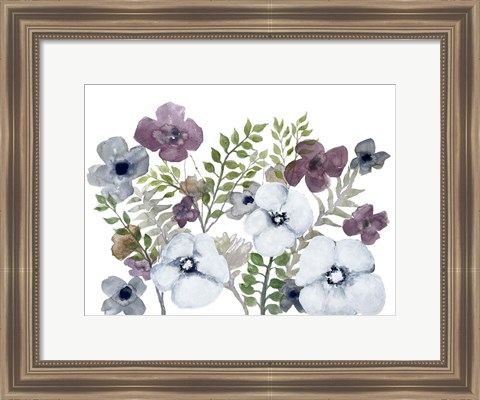 Framed Floral Gossip 4 Print