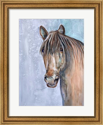 Framed Gentle Stallion 2 Print