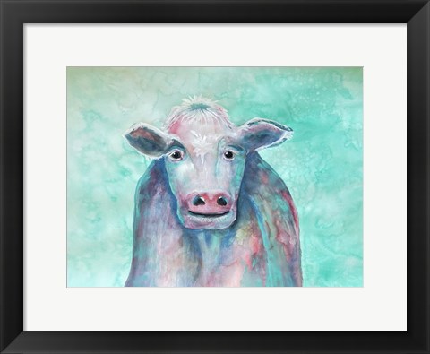 Framed Misunderstood Cow Print