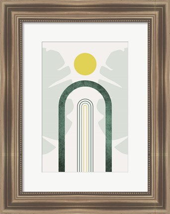 Framed Mid Century Modern Sky 1 Print