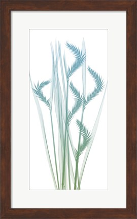 Framed Serene Flourish 1 Print