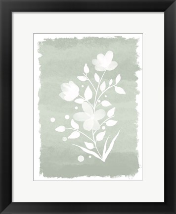 Framed Watercolor Florals 2 Print