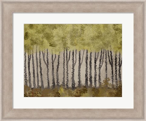 Framed Golden Forest 1 Print