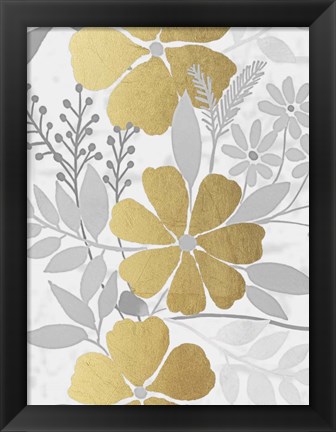 Framed Golden Nature 1 Print