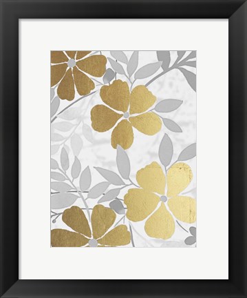 Framed Golden Nature 3 Print