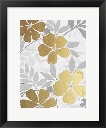 Framed Golden Nature 3 Print