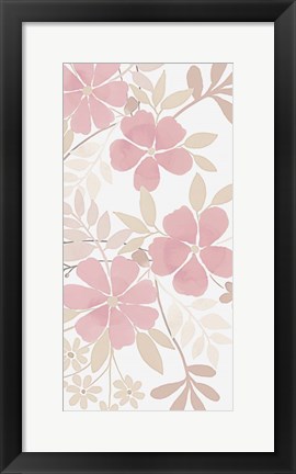 Framed Soft Floral Bunch 2 Print