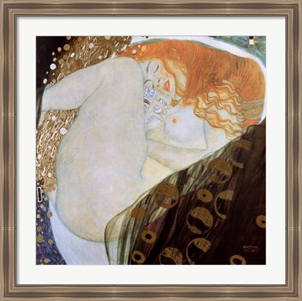 Framed Danae, c.1907 Print