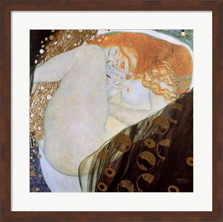 Framed Danae, c.1907 Print