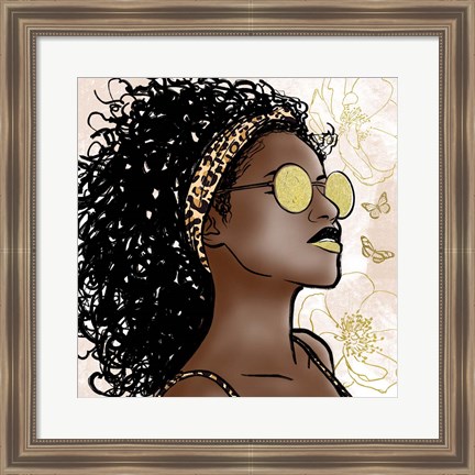 Framed Empowered Woman Print