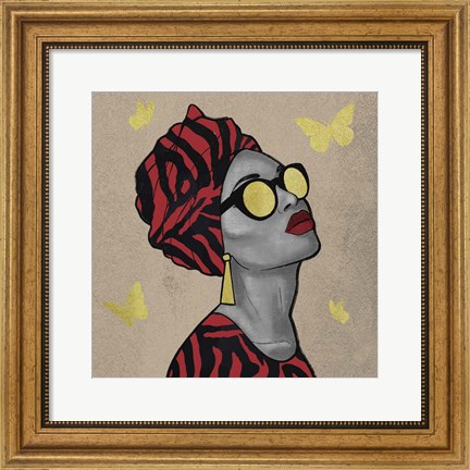 Framed Breathtaking Natural Queen 2 Print