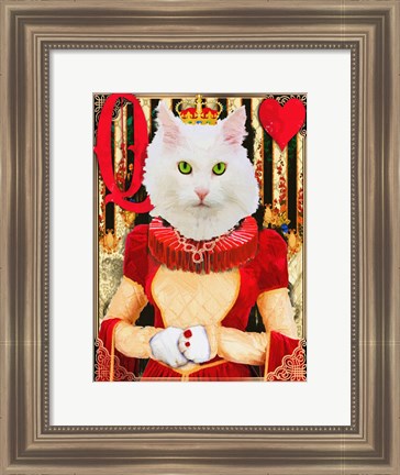 Framed Queen of Hearts Print