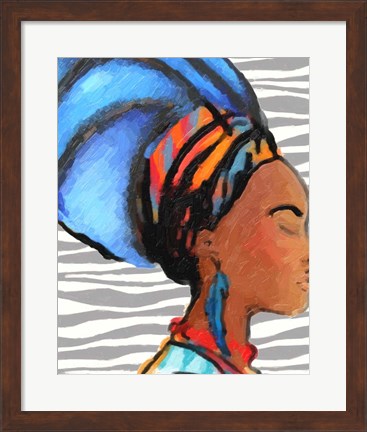 Framed Ebony Princess 2 Print