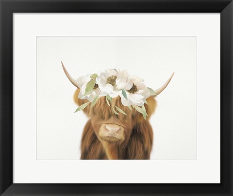 Framed Highland Cow Print