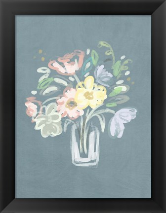 Framed Bouquet for Rosalind Print