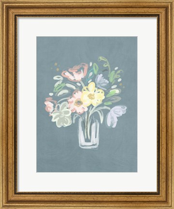 Framed Bouquet for Rosalind Print