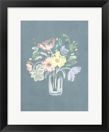 Framed Bouquet for Rosalind Print