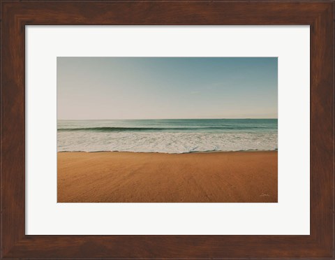 Framed Seafoam Edge Color Print