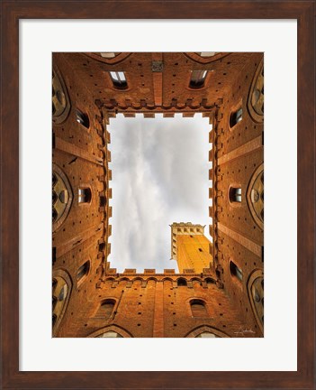 Framed From the Courtyard Crop Print