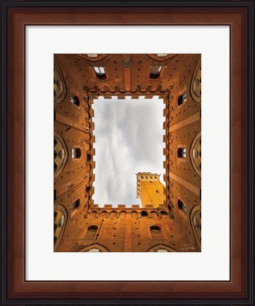 Framed From the Courtyard Crop Print