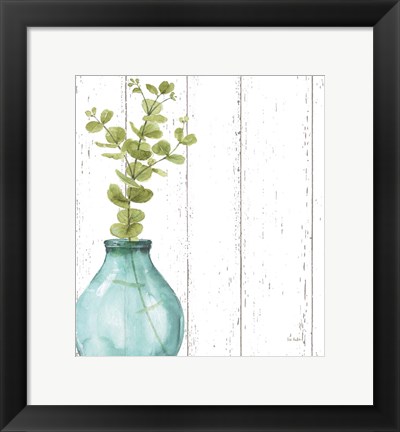 Framed Mixed Greens LXXXV Shiplap v3 Print