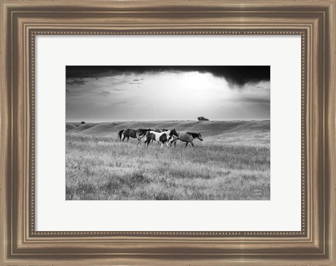 Framed Sunset Rains Print