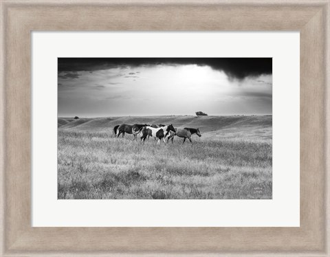 Framed Sunset Rains Print