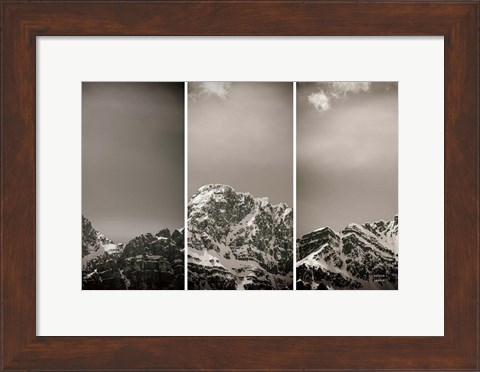 Framed Peak Panel Print