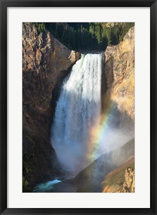 Framed Rainbow Lower Falls Print