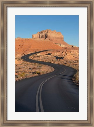 Framed Goblin Valley State Park Road Print