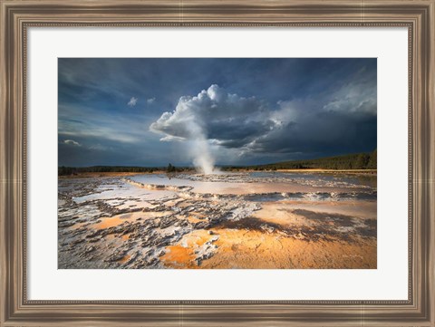 Framed Great Fountain Geyser Print