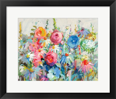 Framed All the Bright Flowers Print