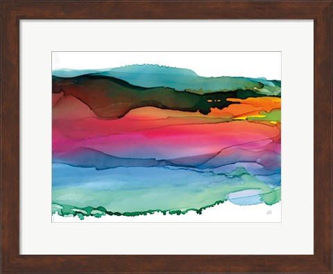 Framed Rainbowscape I Print