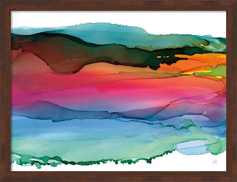 Framed Rainbowscape I Print