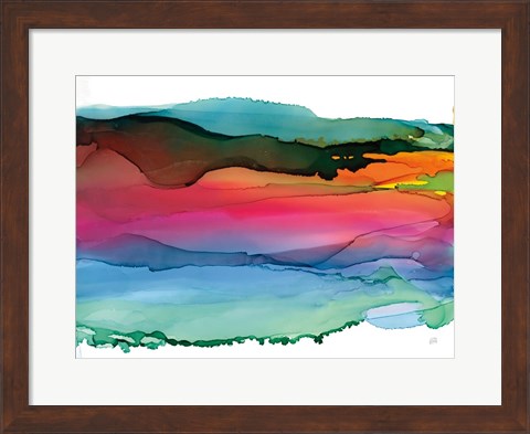 Framed Rainbowscape I Print