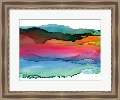 Framed Rainbowscape I Print