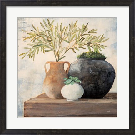 Framed Calm Still Life II Print