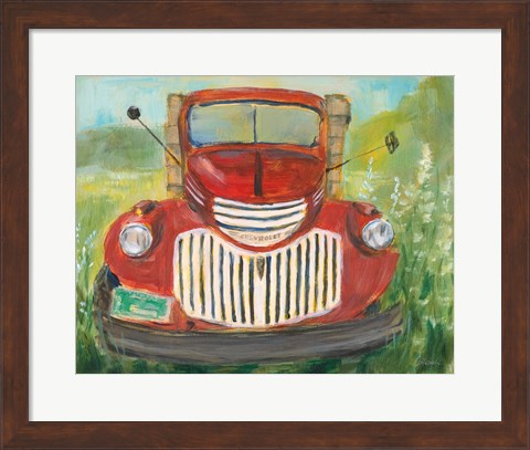 Framed Farm Truck Print