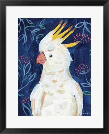 Framed Tropical Cockatoo Print