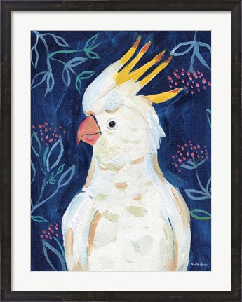 Framed Tropical Cockatoo Print