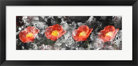 Framed Poppy Panel Print