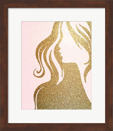 Framed Fashionista 5 Print