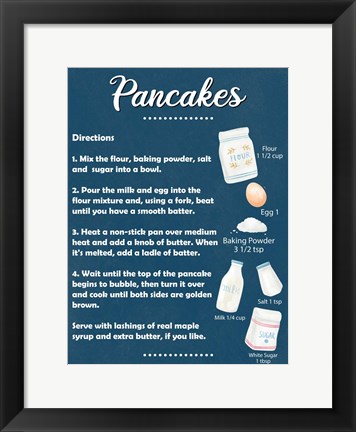 Framed Pancakes Print