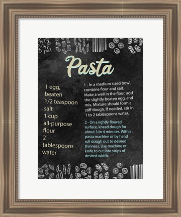 Framed Pasta Print